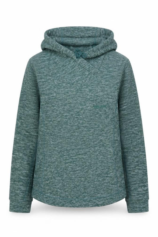 Front view of Regatta Great Outdoors Women’s Green Pullover Hoodie UK 16 Polyester