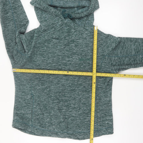Regatta Great Outdoors Women’s Green Pullover Hoodie UK 16 Polyester