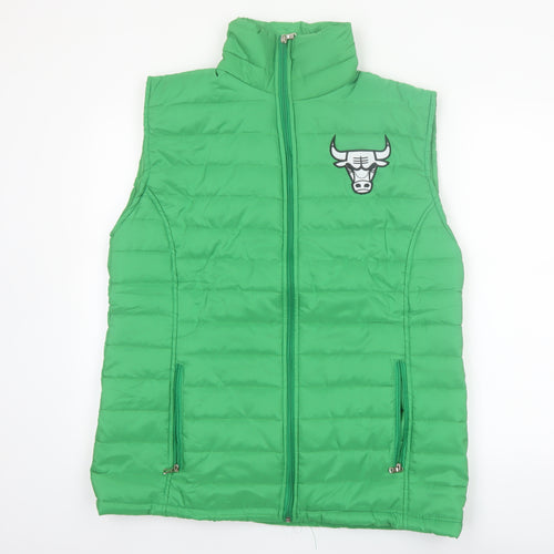 SkyHigh Marketing Men's Green Puffer Waistcoat L Sports Casual