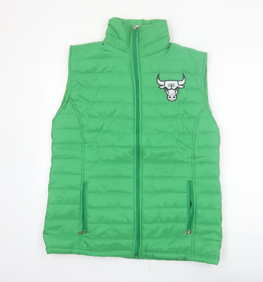 SkyHigh Marketing Men's Green Puffer Waistcoat L Sports Casual