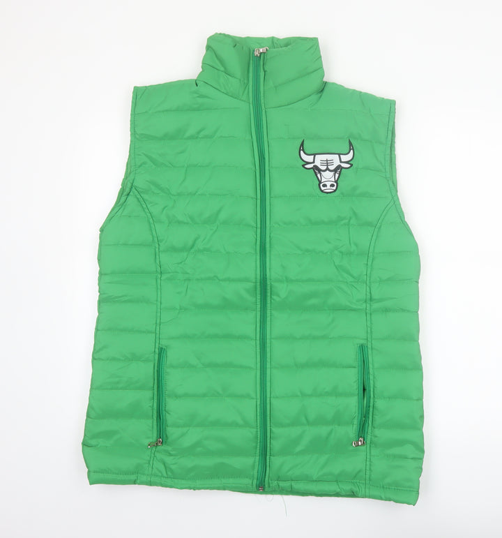 SkyHigh Marketing Men's Green Puffer Waistcoat L Sports Casual