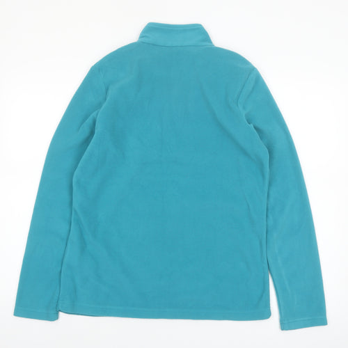 Regatta Great Outdoors Women's Blue 1/2 Zip Fleece Pullover UK 12