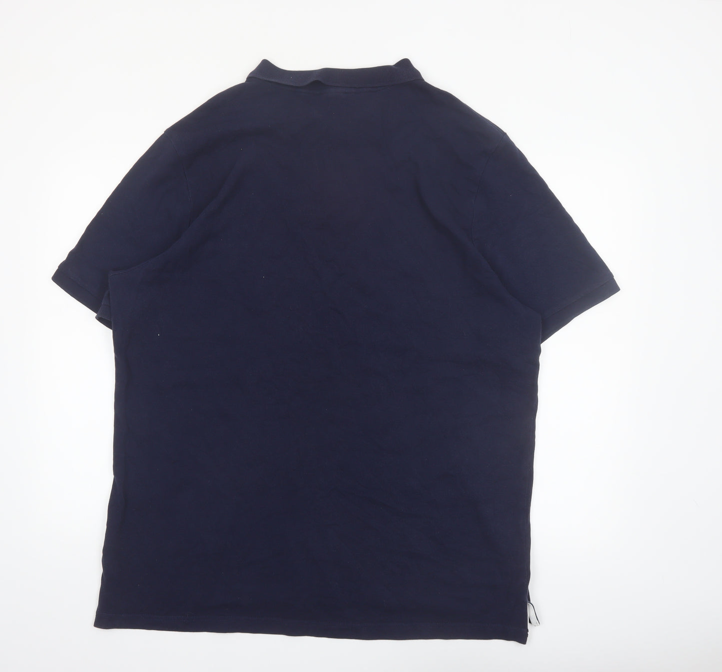 Nike Men's Blue 2XL Cotton Polo Shirt Short Sleeve Sports Top