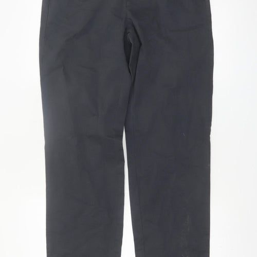 Marks and Spencer Men's Black Regular Fit Chino Trousers 30/33