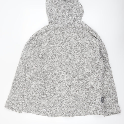 Mountain Warehouse Women Grey Full Zip Hoodie UK20 Polyester Warm Hooded Sweatshirt