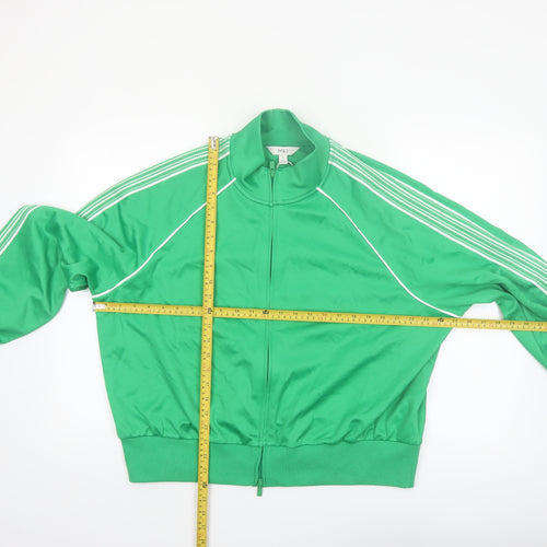 Marks and Spencer Women's Green L Full Zip Track Jacket