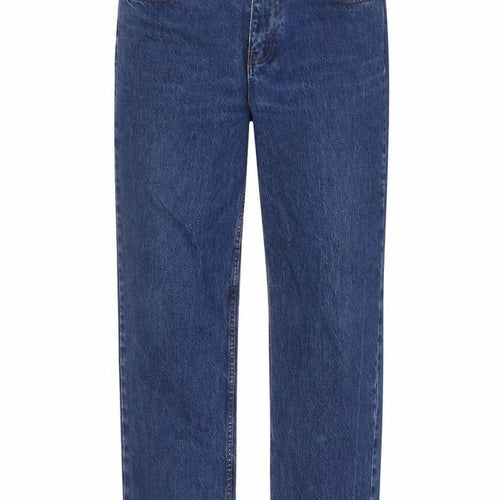 Euro Denim Women's Blue Straight Leg 36 Mid Rise Jeans