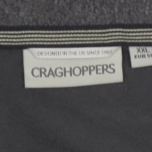 Craghoppers Mens Grey 2XL Fleece Half Zip Pullover Sweatshirt