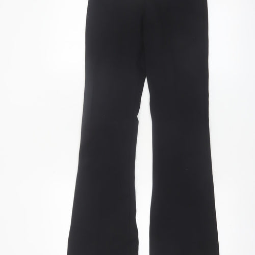 Marks and Spencer Women's Black Flared Trousers Size 6 Regular