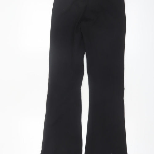 Marks and Spencer Women's Black Flared Trousers Size 6 Regular