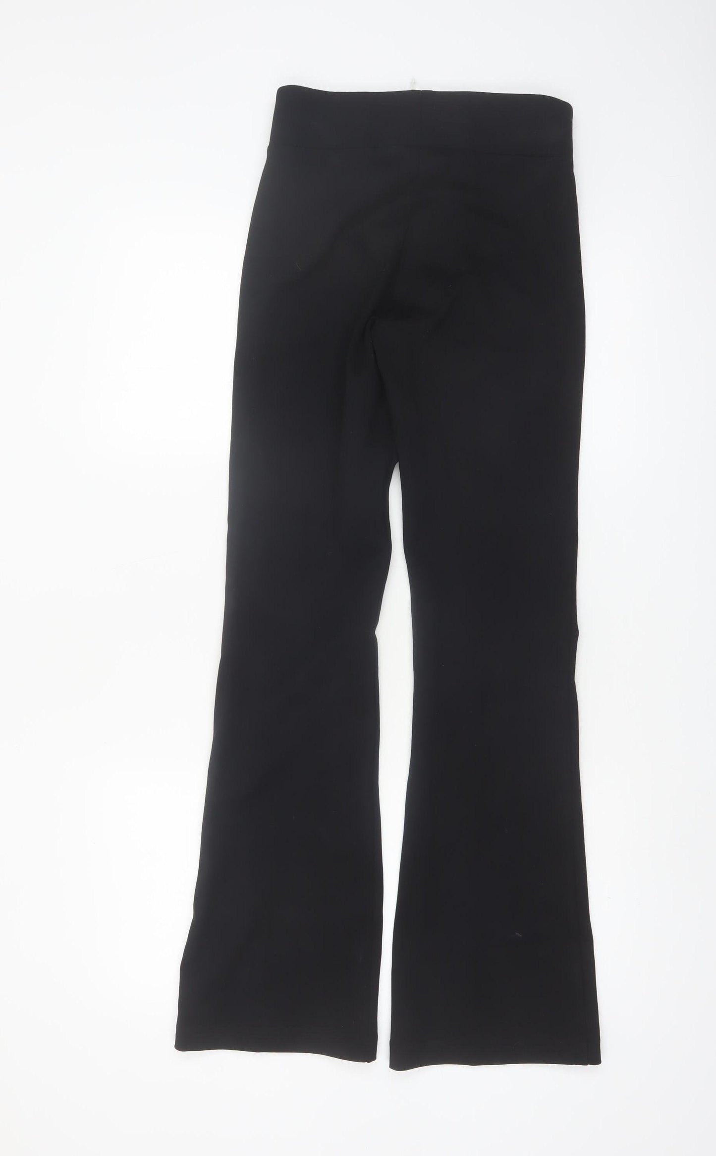 Marks and Spencer Women's Black Flared Trousers Size 6 Regular