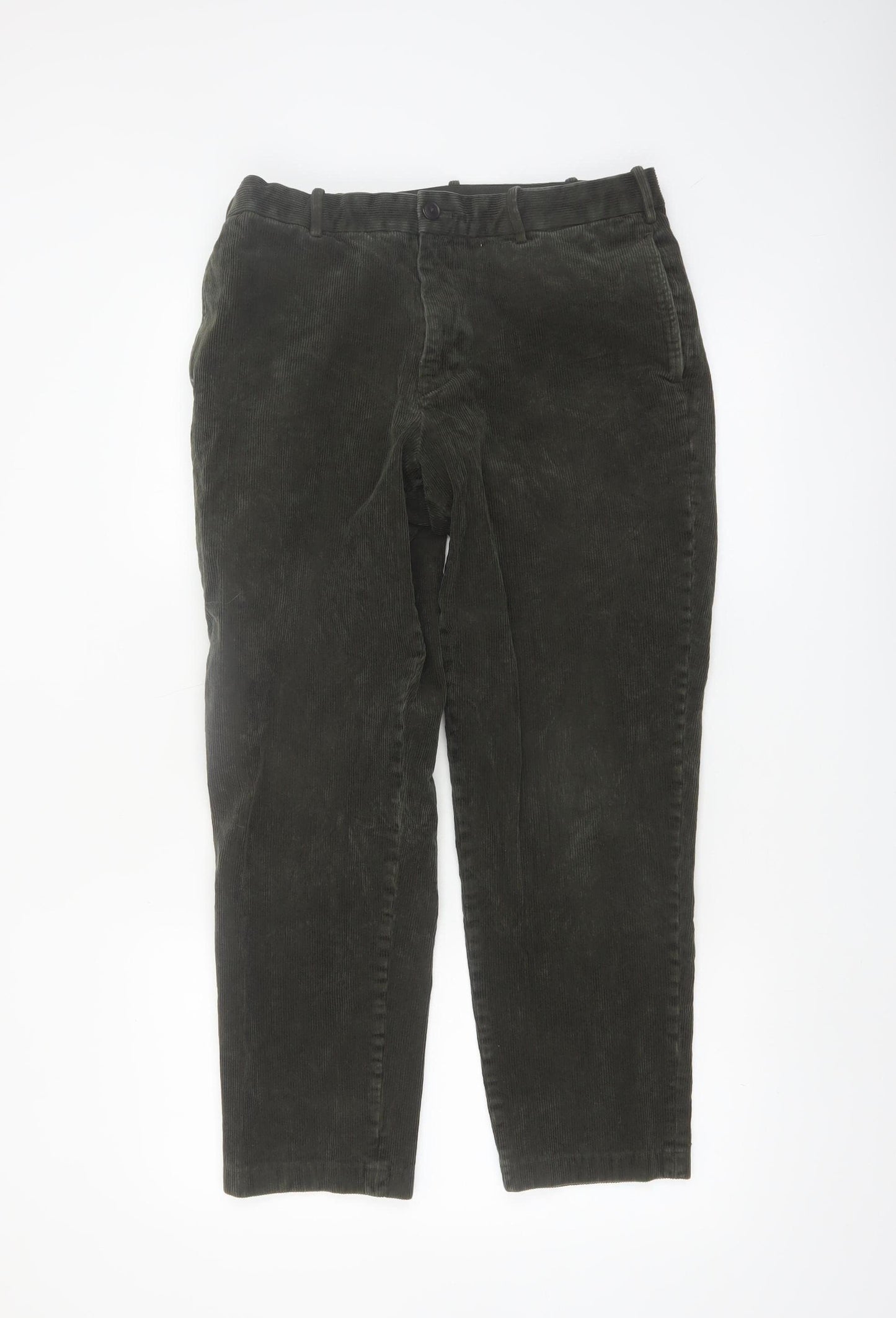 UNIQLO Women’s Brown Corduroy Chino Trousers M Regular Fit