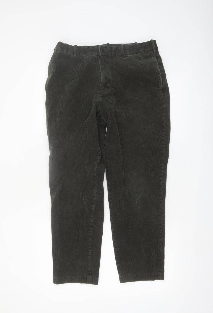 UNIQLO Women’s Brown Corduroy Chino Trousers M Regular Fit