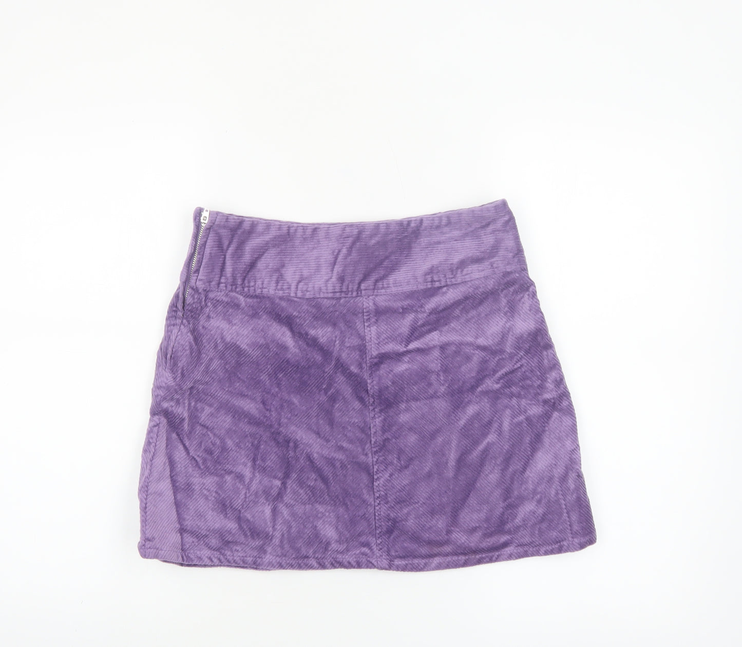 Monki Women’s Purple Corduroy A-Line Short Skirt Size 8