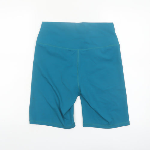 Dunnes Stores Women Teal Biker Activewear Shorts Size L