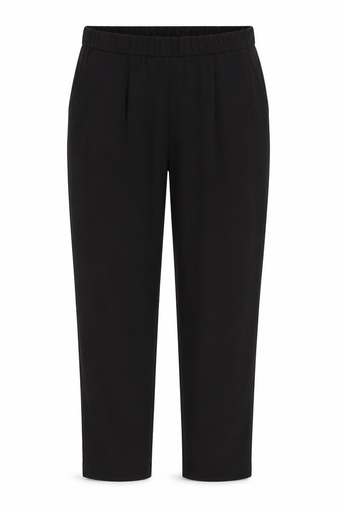 Kin by John Lewis Women's Black Size 12 Pleated Straight Trousers
