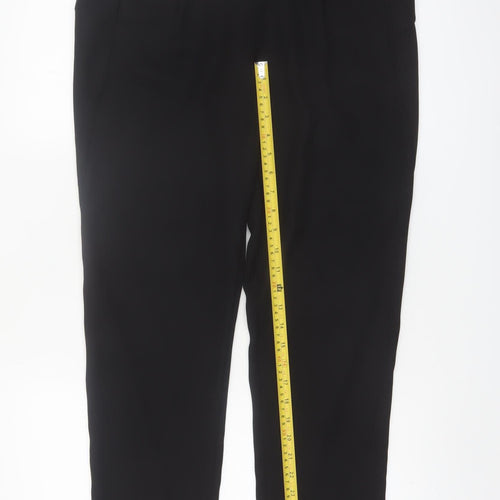 Kin by John Lewis Women's Black Size 12 Pleated Straight Trousers