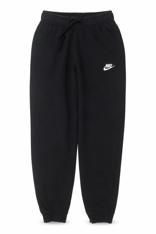 Front view of Nike Women's Black XS Fleece Cuffed Sweatpants