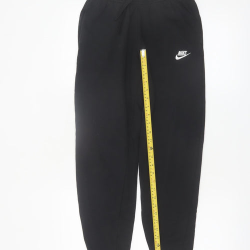 Nike Women's Black XS Fleece Cuffed Sweatpants