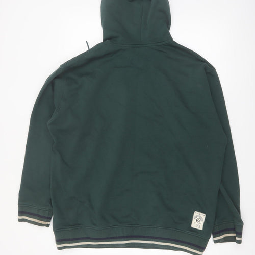 Adidas Women's Green Pullover Hoodie Size 20-22 Graphic Logo Vintage Style