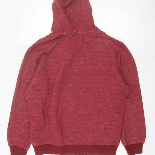 Jack & Jones Mens Red 2XL Pullover Hoodie Sweatshirt