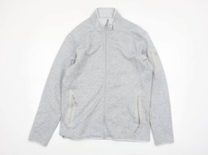 Arc'teryx Men's Grey Covert Cardigan Fleece Jacket Size L