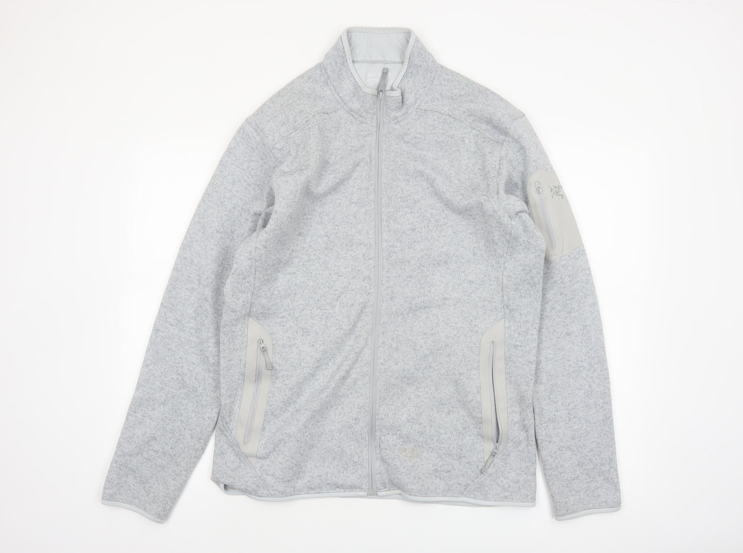 Arc'teryx Men's Grey Covert Cardigan Fleece Jacket Size L