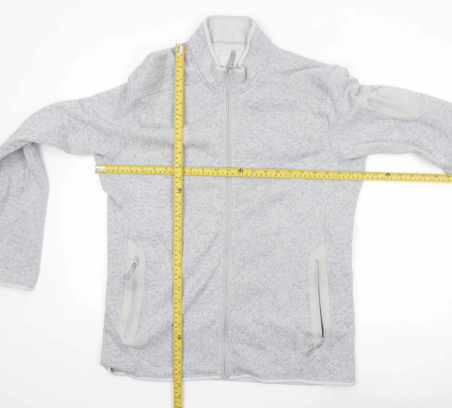 Arc'teryx Men's Grey Covert Cardigan Fleece Jacket Size L
