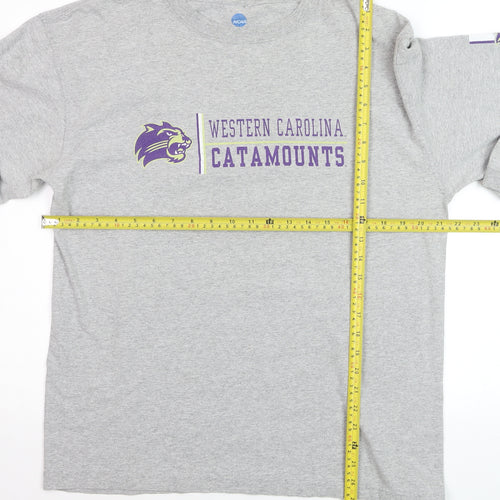NCAA Men’s Grey Long Sleeve Western Carolina Catamounts Shirt Size L