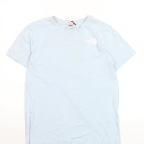 The North Face Girls Blue XL Graphic Logo T-Shirt