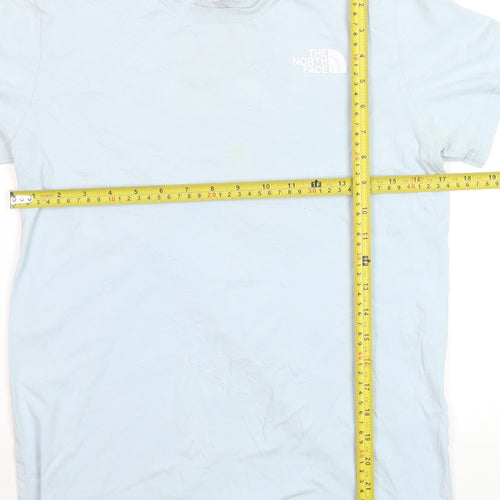 The North Face Girls Blue XL Graphic Logo T-Shirt