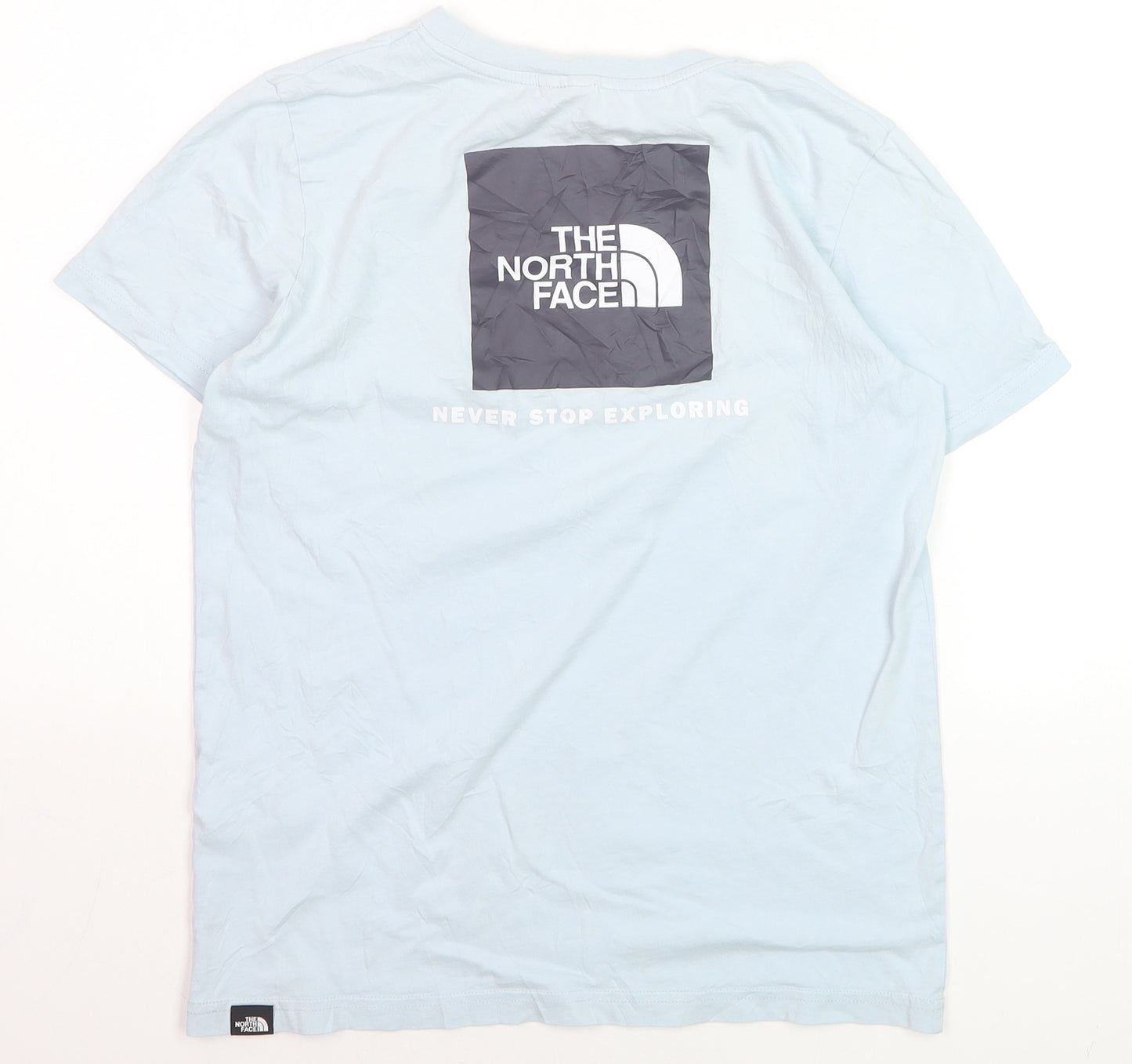 The North Face Girls Blue XL Graphic Logo T-Shirt