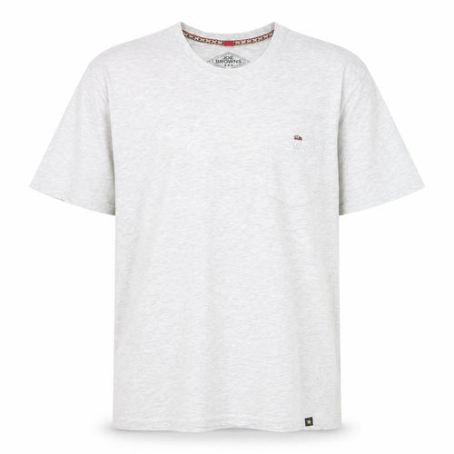 Joe Browns Men's Grey Crew Neck Cotton T-Shirt Size L