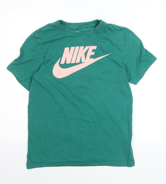 Nike Men’s Green Graphic Logo Sports T-Shirt Size S