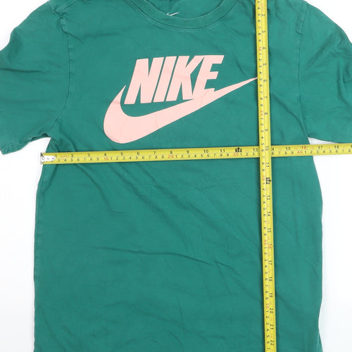 Nike Men’s Green Graphic Logo Sports T-Shirt Size S