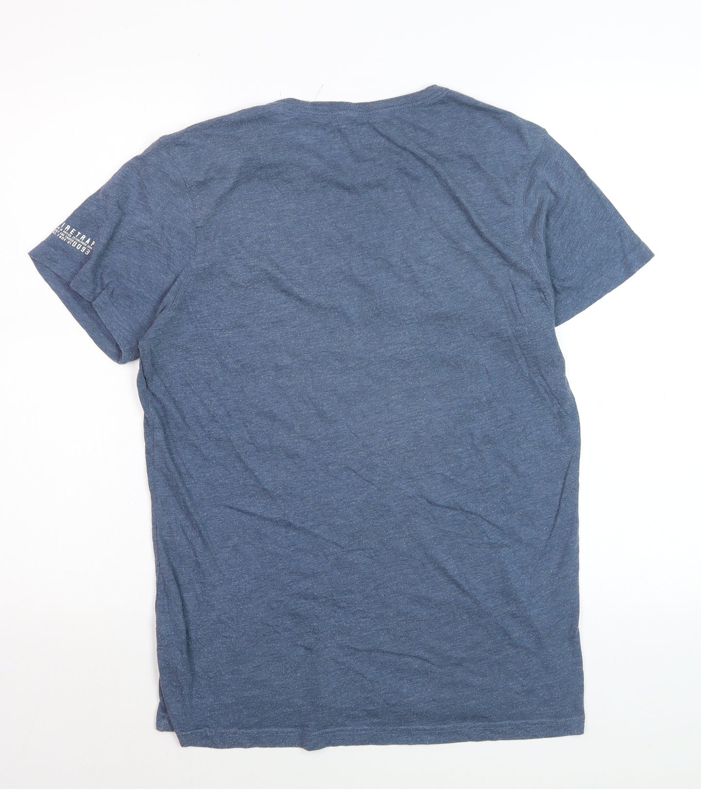Firetrap Men's Blue Graphic Print T-Shirt Size M