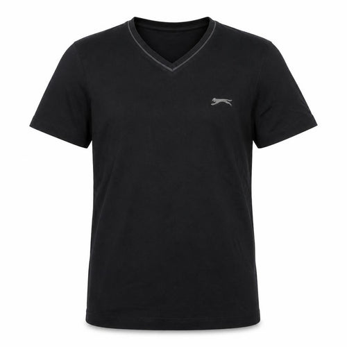 Slazenger Men's Black V-Neck Short Sleeve T-Shirt Size S
