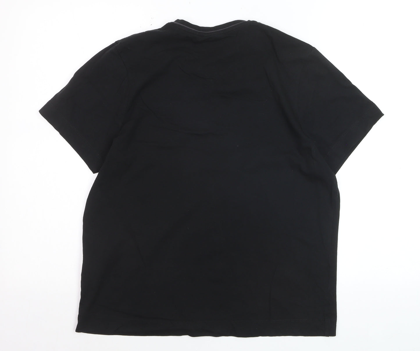 Slazenger Men's Black V-Neck Short Sleeve T-Shirt Size S