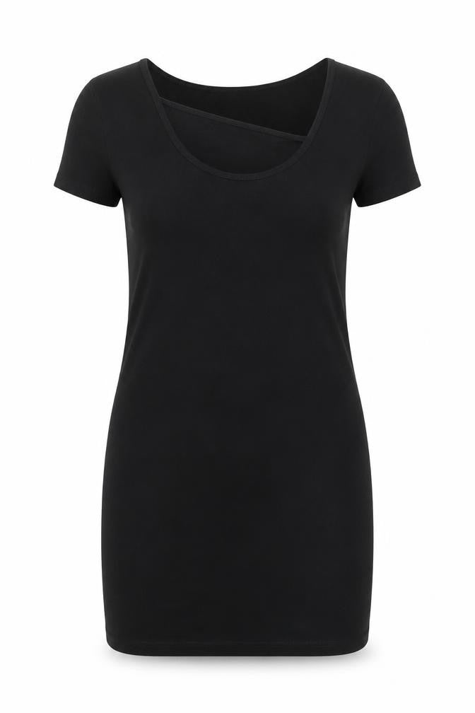 H&M Maternity Black Bodycon Short Sleeve Dress Women’s M