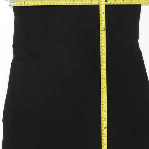 H&M Maternity Black Bodycon Short Sleeve Dress Women’s M