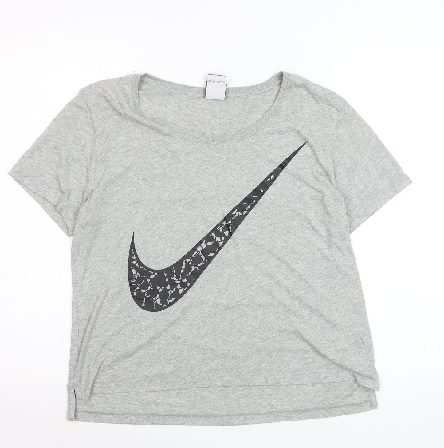 Nike Men's Grey Short Sleeve Crew Neck Graphic T-Shirt XS