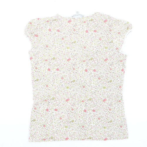 Laura Ashley Women’s Multicoloured Floral Cotton Jersey T-Shirt UK 12