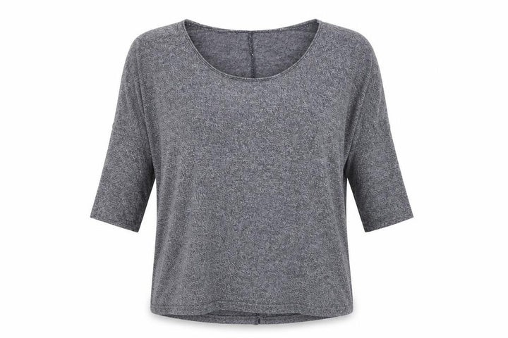 Topshop Women’s Blue Jersey 3/4 Sleeve Relaxed T-Shirt Size 6