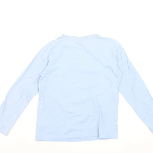 Manchester City Boys Blue Long Sleeve Pyjama Top 11-12 Years Football Sportswear