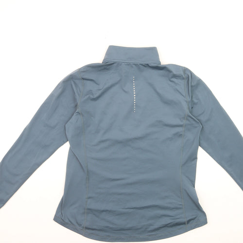 Marks and Spencer Men’s Blue 1/4 Zip Athletic Sweatshirt L