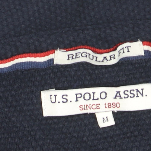 U.S. Polo Assn. Men's Blue Regular Fit Cotton Polo Shirt M