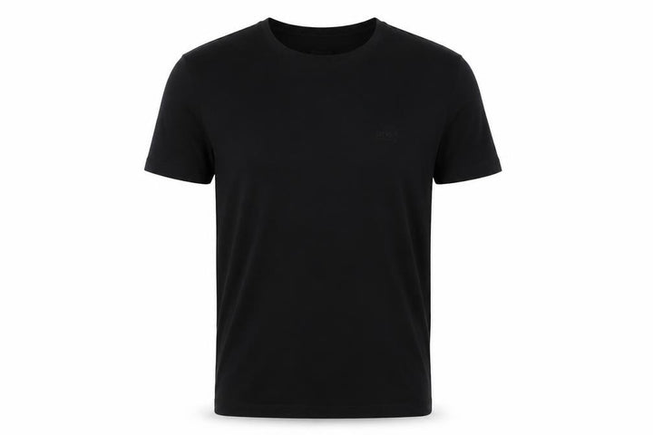 Hugo Boss Men's Black Regular Fit Cotton Crew Neck T-Shirt M