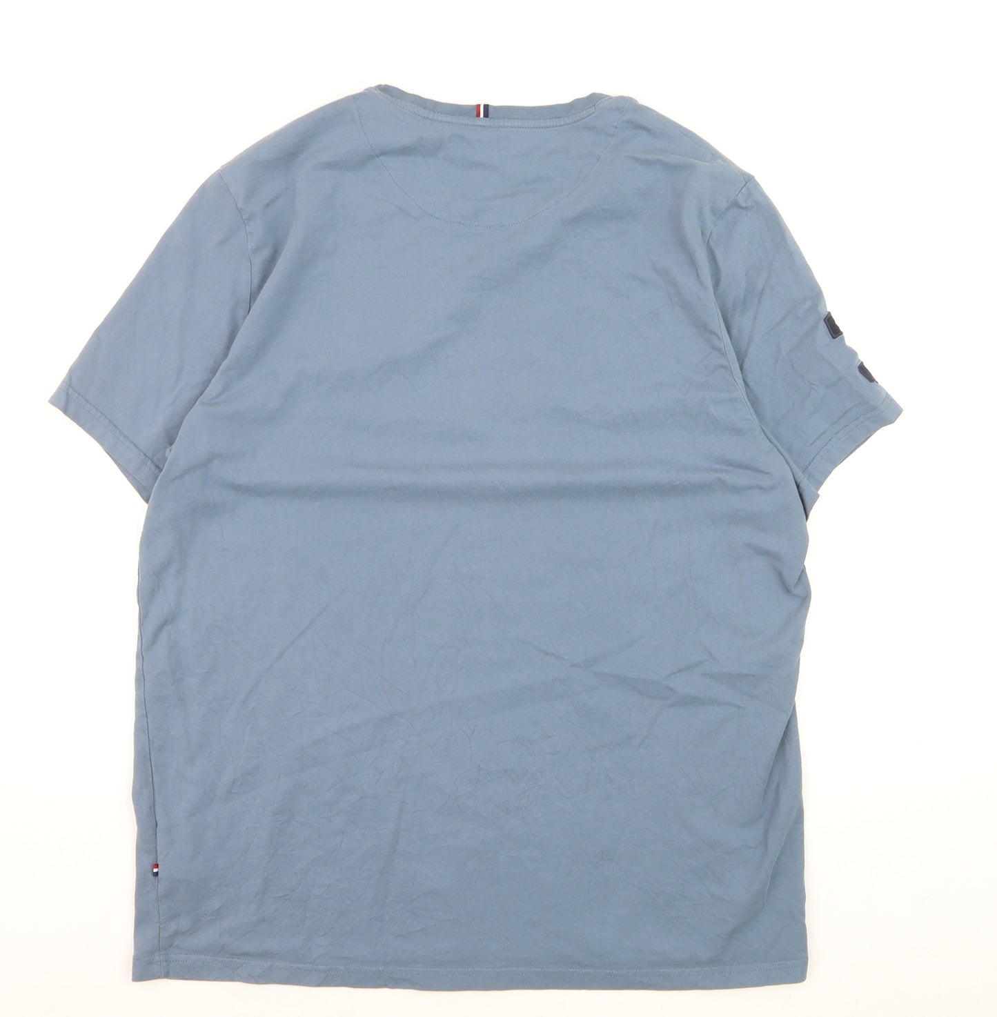 U.S. Polo Assn. Men's Blue XXL Crew Neck Cotton T-Shirt Short Sleeve