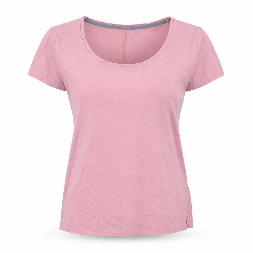 Front view of Bayleaf & Scarlet Women's Pink, size 10, Basic Cotton Modal T-Shirt