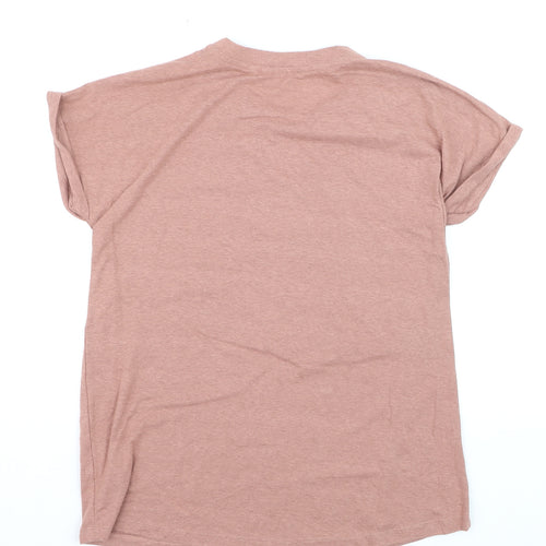 Next Women’s Brown Sequin Star T-Shirt Size 12 Short Sleeve